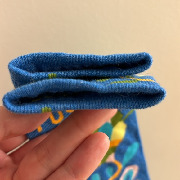 NWOT Blue Q “Don’t Push Me” floral ankle socks - Picture 8 of 8